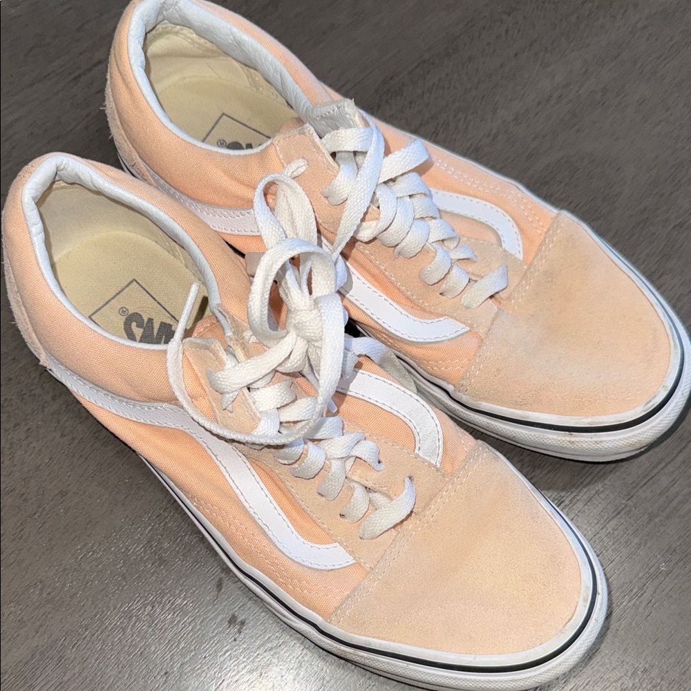 Vans Women's Light Orange Sneakers